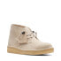 Фото #3 товара Clarks Desert Coal 26168791 Womens Beige Suede Lace Up Chukkas Boots