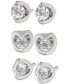 ფოტო #4 პროდუქტის Diamond Stud Earrings (3/8 ct. t.w.) in 14k White, Yellow or Rose Gold