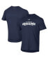 Фото #2 товара Men's Navy Howard Bison Logo Stripe Performance Raglan T-shirt