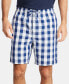 Men's Cotton Plaid Pajama Shorts