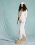 Фото #4 товара Miss Selfridge oversized jogger co-ord in ivory