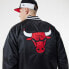 Фото #5 товара Бомбер New Era куртка с надписью и логотипом Chicago Bulls - 100% полиэстер