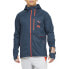 Фото #1 товара Puma Full Zip Running Jacket X Helly Hansen Mens Blue Casual Athletic Outerwear