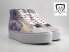 VANS Sk8-Hi Tapered Butterfly dreams High Top Women's Suede Shoes Size 8 new