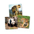 Фото #1 товара MINILAND Set 3 Puzzles Pro:Animals UV