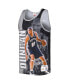 ფოტო #3 პროდუქტის Men's Tim Duncan Black San Antonio Spurs Hardwood Classics Player Burst Tank Top