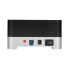Фото #3 товара Внешний блок CoolBox COO-DUPLICAT2 2,5"-3,5" SATA USB 3.0 Чёрный Чёрный/Серебристый USB 3.0 SATA