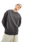 Фото #4 товара ASOS DESIGN oversized sweatshirt in grey with spine print