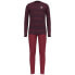 ODLO Long Active Warm Eco base layer pants Deep Claret / Dark Sapphire, 12-18 месяцев - фото #1