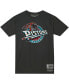 Men's and Women's Black Detroit Pistons Hardwood Classics MVP Throwback Logo T-shirt S - фото #1