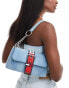 Tommy Jeans 90s shoulder bag in light blue denim