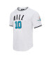 ფოტო #4 პროდუქტის Men's Tyreek Hill White Miami Dolphins Mesh Player Name and Number Top