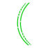 Фото #1 товара Стикер для шин Foliatec Зеленый неон