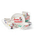 Фото #1 товара Snoopy Christmas 12-Pc. Dessert Set, Service for 4