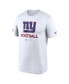 Фото #2 товара Men's White New York Giants Infographic Performance T-shirt