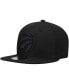 Фото #1 товара Men's Toronto Raptors Black On Black 9FIFTY Snapback Hat