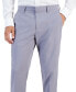 Men's Slim-Fit Non-Iron Performance Stretch Heathered Dress Pants