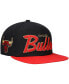 Men's Black Chicago Bulls NBA 75th Anniversary Snapback Hat - фото #4