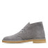 Фото #10 товара Clarks Desert Boot 26169941 Mens Gray Suede Lace Up Chukkas Boots