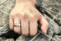Bicolor wedding ring made of steel SPP10
