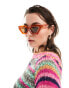 Фото #2 товара Jeepers Peepers cat eye sunglasses in orange