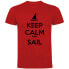 KRUSKIS Keep Calm And Sail short sleeve T-shirt