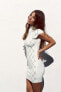 Фото #2 товара Платье из эластичного трикотажа с заклепками ZARA