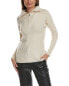 Фото #1 товара Madison Miles 1/2-Zip Pullover Women's White S/M