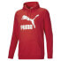 Фото #6 товара Puma Classics Logo Pullover Hoodie Big Tall Mens Red Casual Outerwear 67084711