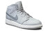 Фото #3 товара Кроссовки Jordan Air Jordan 1 Retro Mid Wolf Grey Cool Grey GS 554725-033