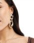 Фото #2 товара 8 Other Reasons 18k gold plated chain link earrings