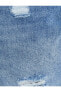 Фото #6 товара Шорты мужские Koton Рваный Джинсы Бермуды с карманами Yırtık Kot Şort Bermuda Düğmeli Cep Detaylı