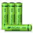 Фото #1 товара GP Battery NiMH rechargeable batteries 12065AAAHCE-C4 - 650 mAh - Nickel-Metal Hydride (NiMH) - AAA - 1.2 V - Green - 4 pc(s)