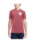 Men's Maroon Mississippi State Bulldogs Baseball Flag Comfort Colors T-shirt