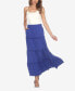 ფოტო #4 პროდუქტის Women's Tiered Maxi Skirt