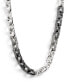 Фото #1 товара COACH faux Stone Pave Signature Link Collar Necklace