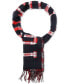 Фото #2 товара Men's Plaid Logo Scarf