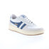 Фото #2 товара Gola Grandslam 78 CMA565 Mens White Leather Lace Up Lifestyle Sneakers Shoes 9