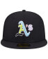 ფოტო #3 პროდუქტის Men's Black Oakland Athletics Multi-Color Pack 59FIFTY Fitted Hat