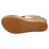 Фото #5 товара Corkys Carley Studded Glitter Wedge Womens Gold Casual Sandals 30-5316-COGL