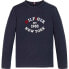 Фото #2 товара TOMMY HILFIGER Monotype Flock Regular long sleeve T-shirt