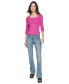 ფოტო #5 პროდუქტის Women's Embellished Square-Neck Top, Regular & Petites