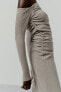 Фото #6 товара Струящиеся брюки из рельефной ткани с широкими штанинами ZARA