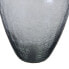 Vase Crystal Grey Metal Silver 23 x 23 x 47 cm