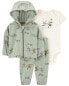 Baby 3-Piece Airplane Little Jacket Set NB