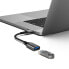 Фото #2 товара Alogic Super Ultra USB 3.1 USB-C to USB-A Adapter - 15cm - Space Grey - 0.15 m - USB C - USB A - USB 3.2 Gen 1 (3.1 Gen 1) - 5000 Mbit/s - Grey