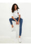 Фото #6 товара Normal Bel Skinny Fit Kadın Rodeo Kot Pantolon