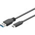 Фото #2 товара EDM USB-A 3.0 To USB-C 3.1 Cable 1 m