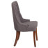 Фото #1 товара Hercules Paddington Series Gray Fabric Tufted Chair
