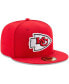 Фото #3 товара Men's Kansas City Chiefs Omaha 59FIFTY Fitted Hat